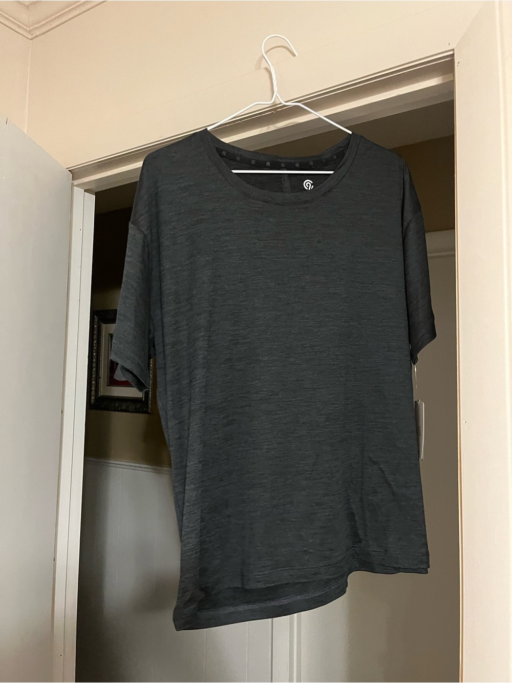 Champion Women's Charcoal Short Sleeve Crew T-Shirt
